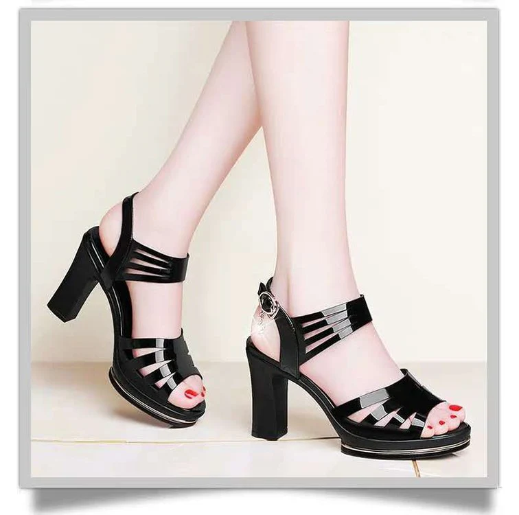 Fish Mouth Shoes Rome Waterproof Platform Women - Image 4