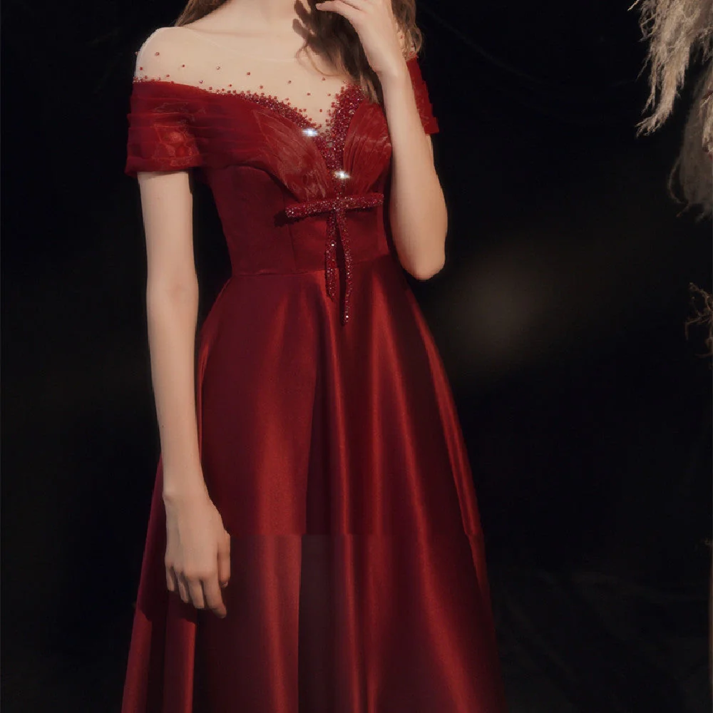 Women's Fashion Banquet Wedding Dress - Image 5